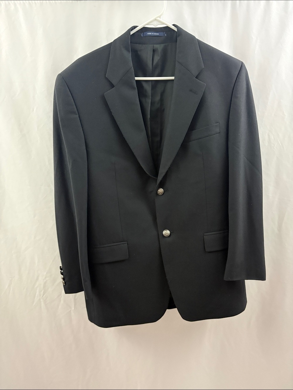 Ralph Lauren Polo Blazer Sport Coat Size 40R Mens Black